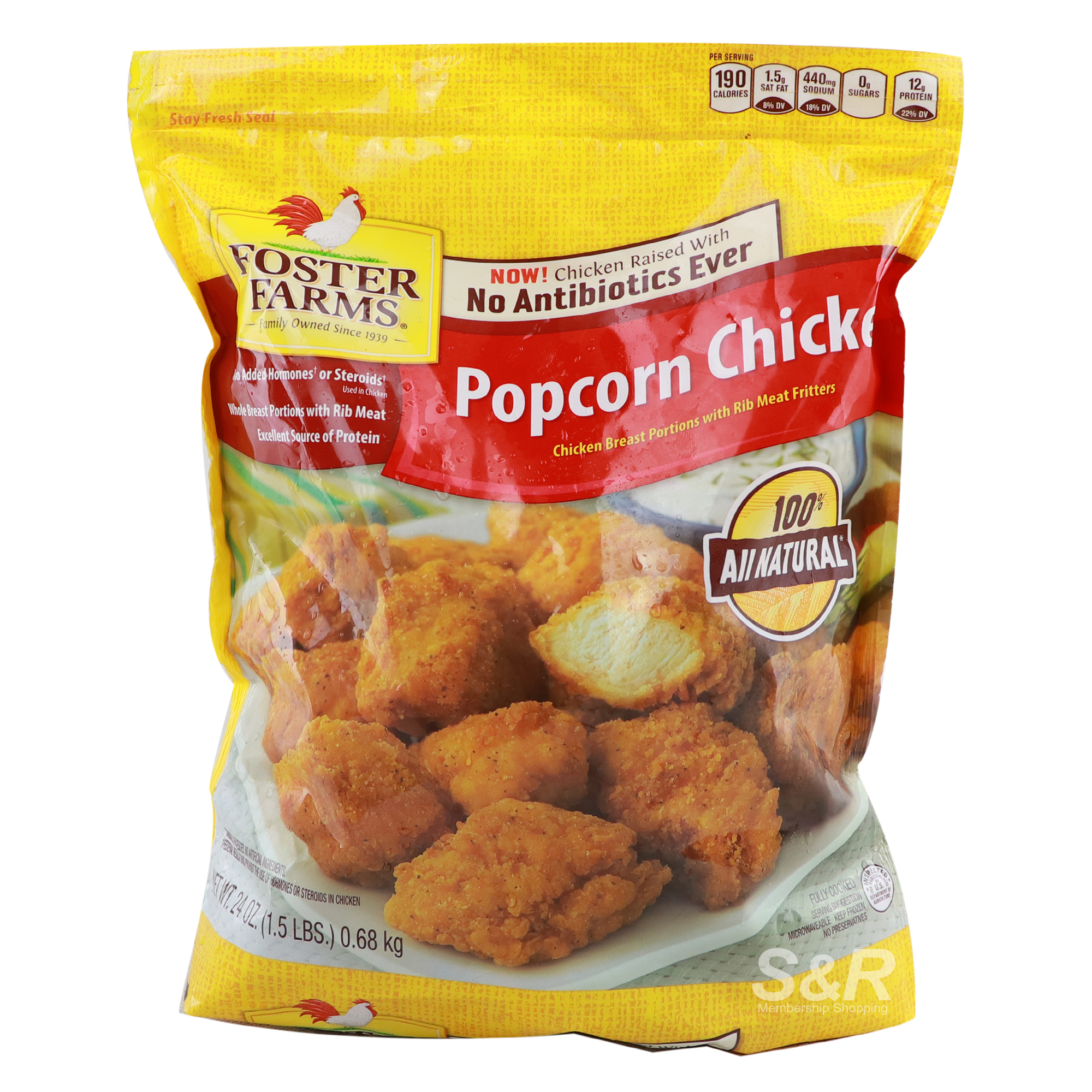 Foster Farms Popcorn Chicken 0.68kg
